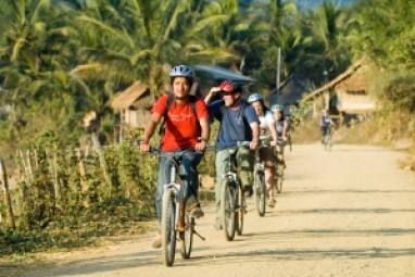 Cycling into the Mekong
